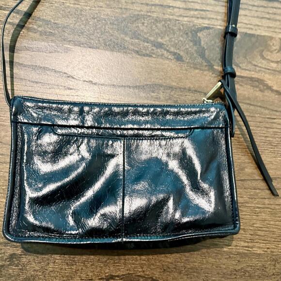 HOBO NWOT Mission Leather Black Crossbody Bag - Picture 7 of 9